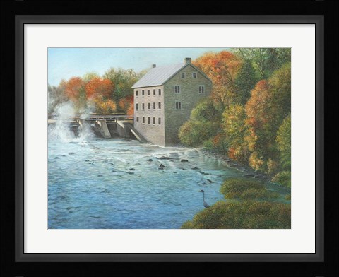 Framed Old Mill Manotick Ontario Print