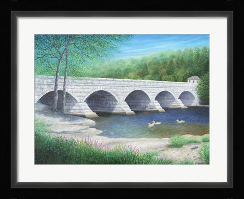 Framed Serene Waters Print