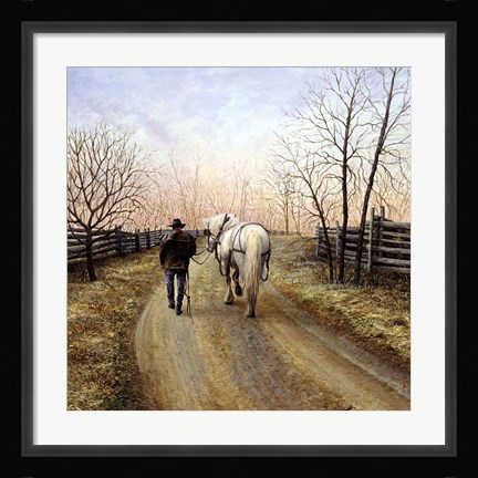 Framed End of Day CM Print