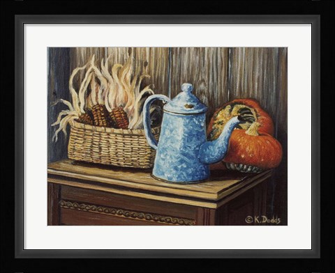 Framed Autumn Corn Print
