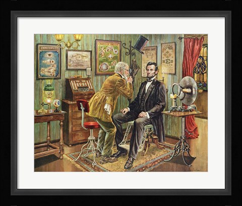 Framed Check Up Print