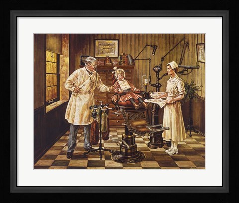 Framed Dentist Office Print