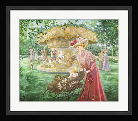 Framed Sunday Rides Print