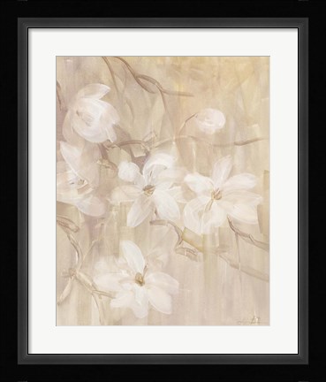 Framed Magnolias I Print