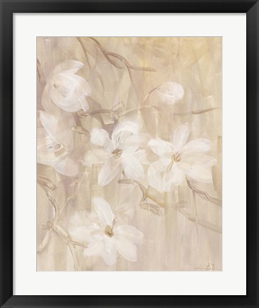 Framed Magnolias I Print