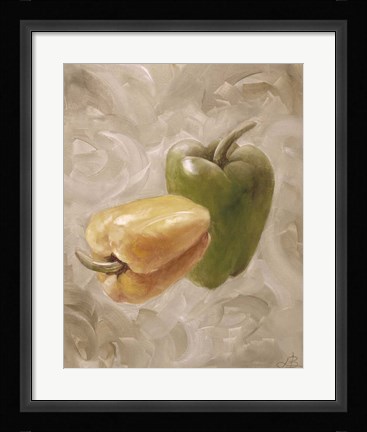 Framed Sweet Peppers IV Print