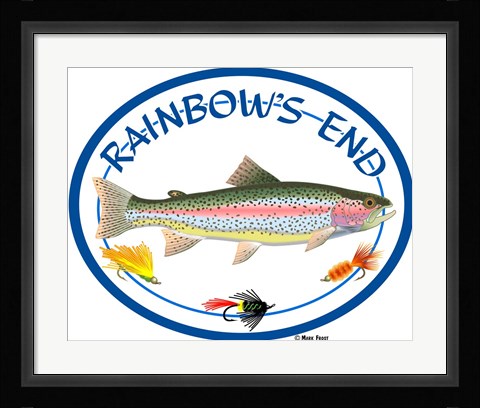 Framed Rainbow's End Print