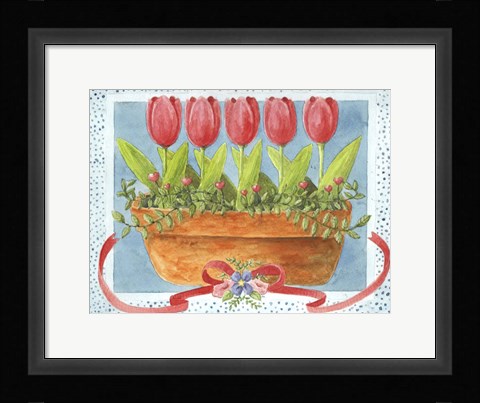 Framed Tulips Print