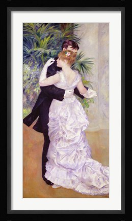 Framed Dance in the City, 1883 Print