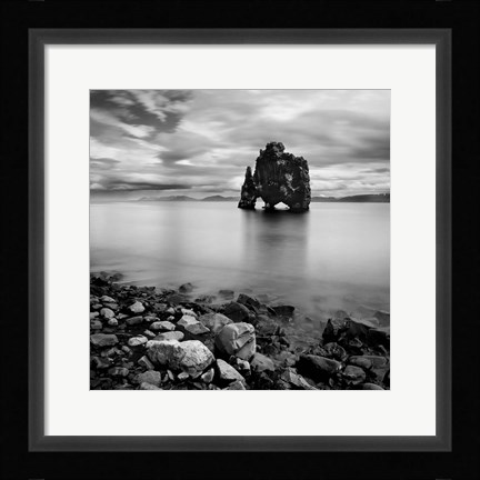 Framed Iceland Dinosaur Print