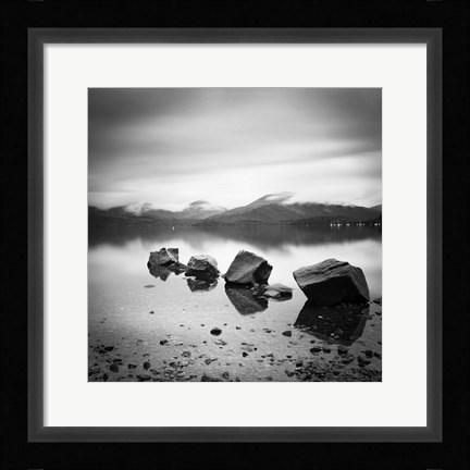 Framed Lomond Rocks Print