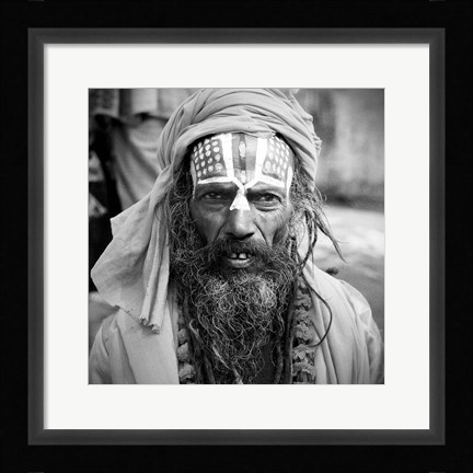 Framed Nepal Saddhu I Print