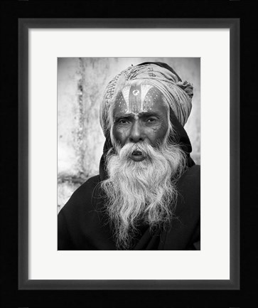 Framed Nepal Saddhu II Print