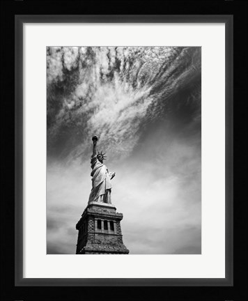 Framed NYC Miss Liberty Print