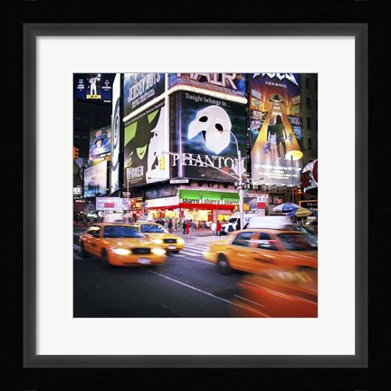 Framed NYC Taxi Taxi Print