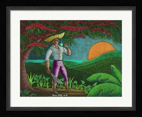 Framed Sombrero Print