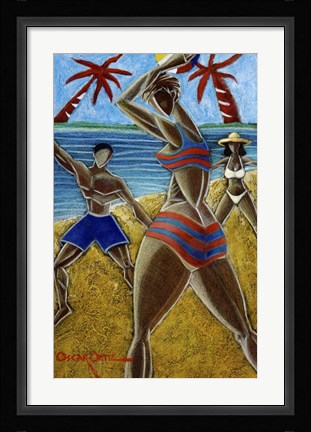 Framed En Luquillo Se Goza Print