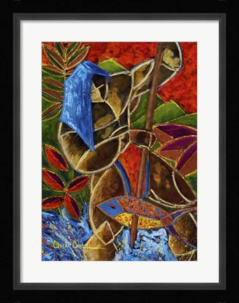Framed Guarani Hombre De Familia Print
