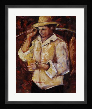 Framed Jibaro De La Costa Print