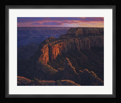 Framed Fleeting Embers Print