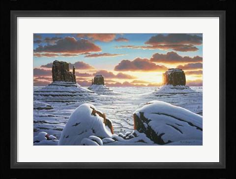 Framed Tres Hombres Print