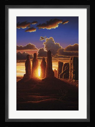 Framed Daniel 3:25 Print