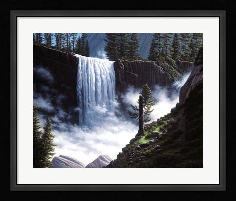 Framed Vernal Falls Print