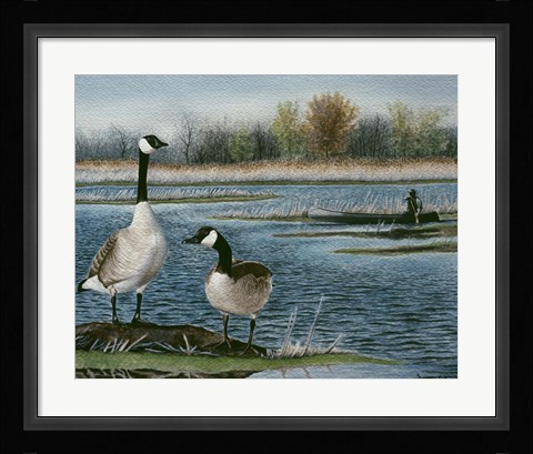 Framed Gander Study Print