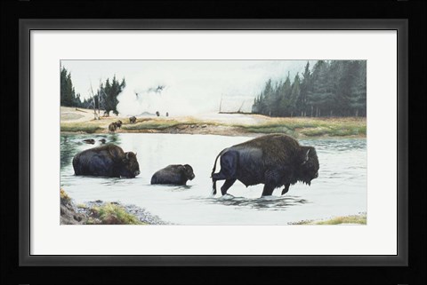 Framed Spirit Of Yellowstone Print