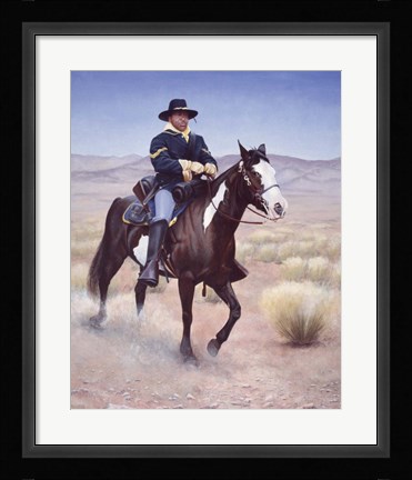 Framed Soldier Print
