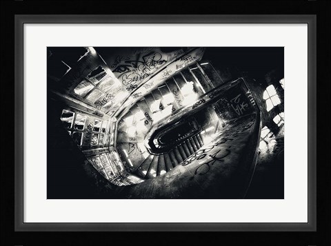 Framed Sanat stairs Print
