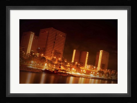 Framed Night Lights Print
