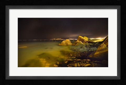 Framed Cannes La bocca Print