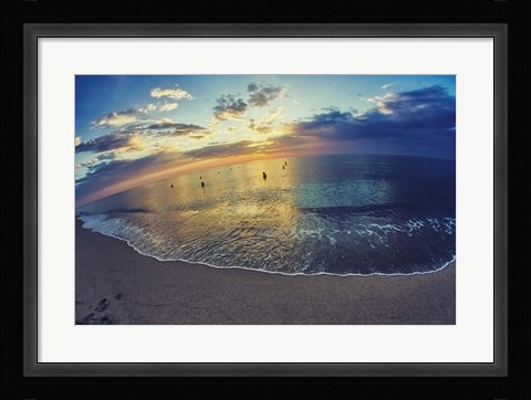 Framed Cypress Sunrise III Print