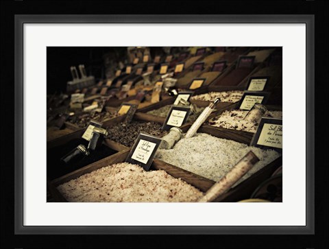 Framed Salt Shelves Print
