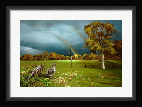 Framed Cades Cove Rainbow Print