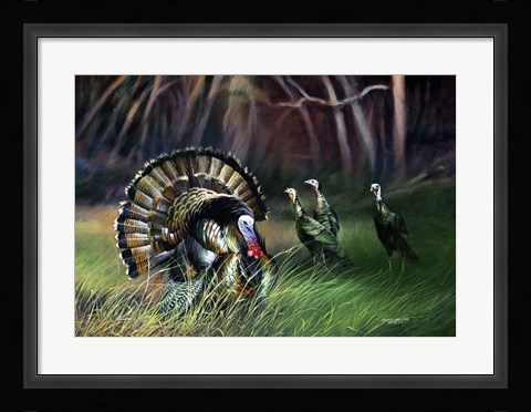 Framed Frost Turkey Print