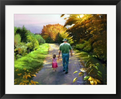 Framed Hand In Hand Print