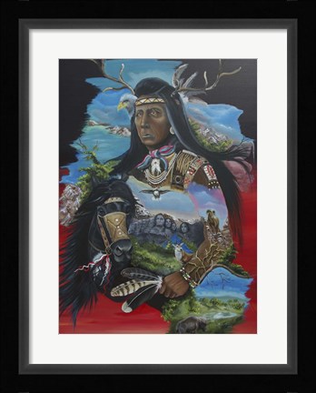 Framed Jack Cloud Print