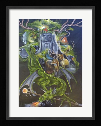 Framed Odin Print