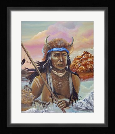 Framed Wolf Song Print