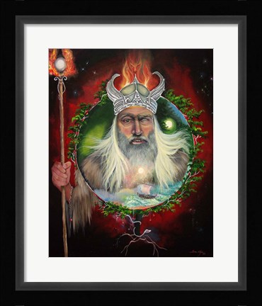 Framed Power of Odin Print