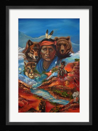 Framed Spirit Guide Whispers Print