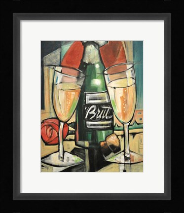 Framed Celebrate Bubbly Print