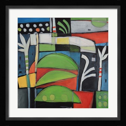 Framed Still Life With Lime Wedges Print