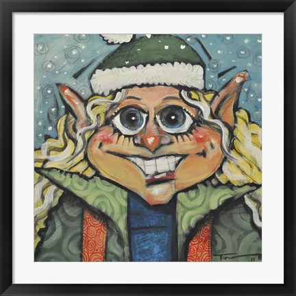 Framed Elf Print