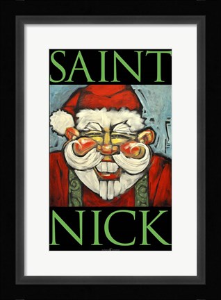 Framed Saint Nick Poster Print