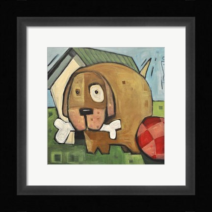 Framed Dog Poster 2 Print