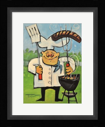 Framed Backyard Bistro Print