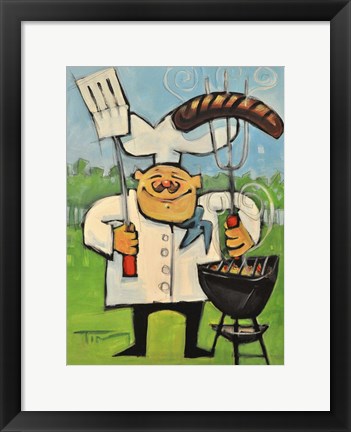 Framed Backyard Bistro Print